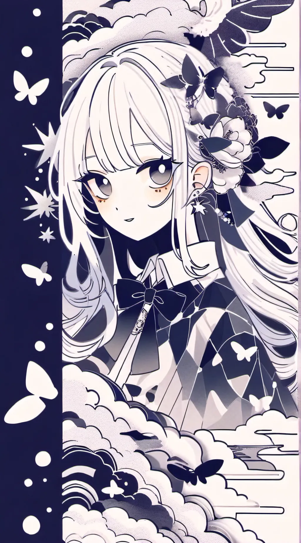 ai character: FPE  TROUBLE background