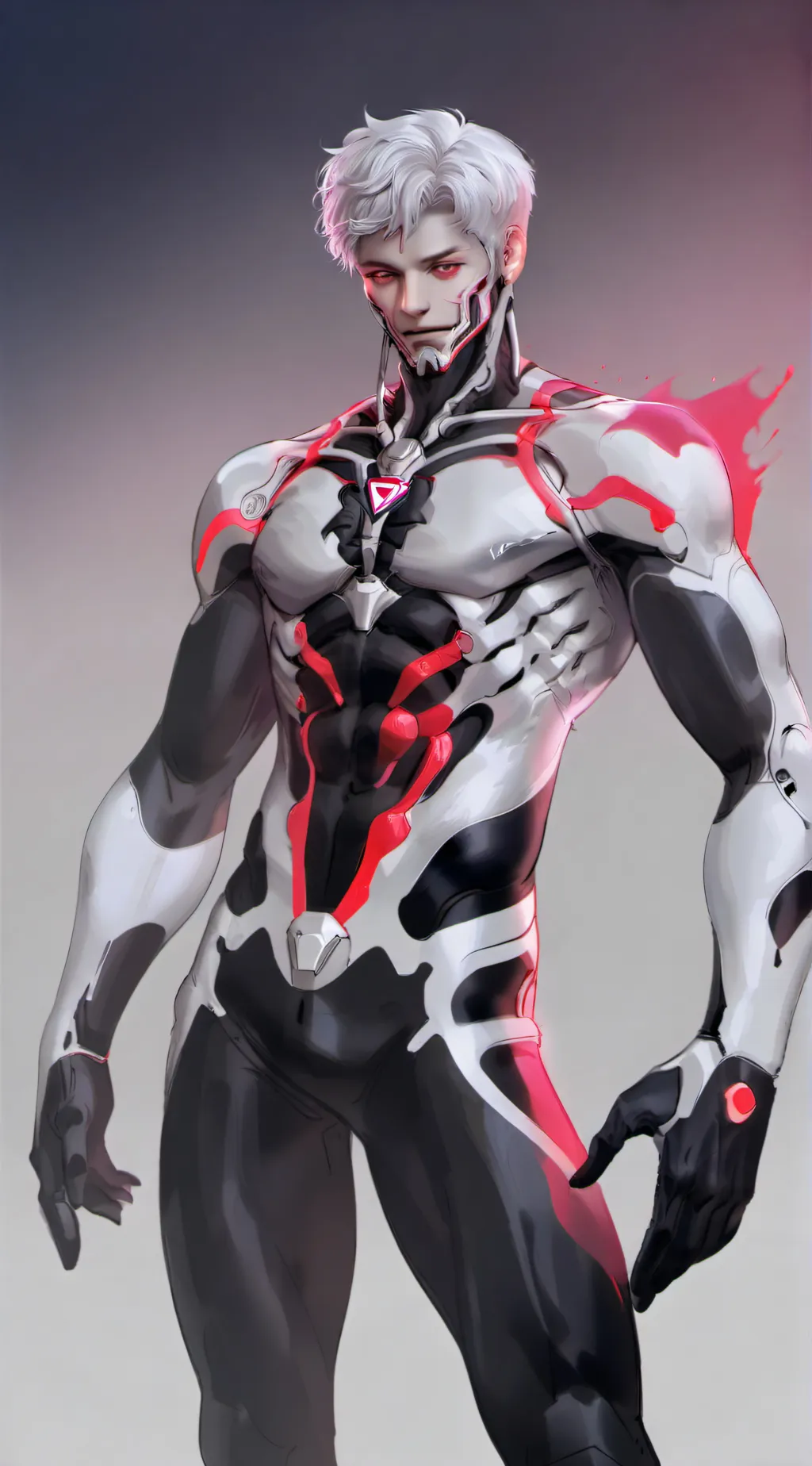 ai character: titan speaker man  background