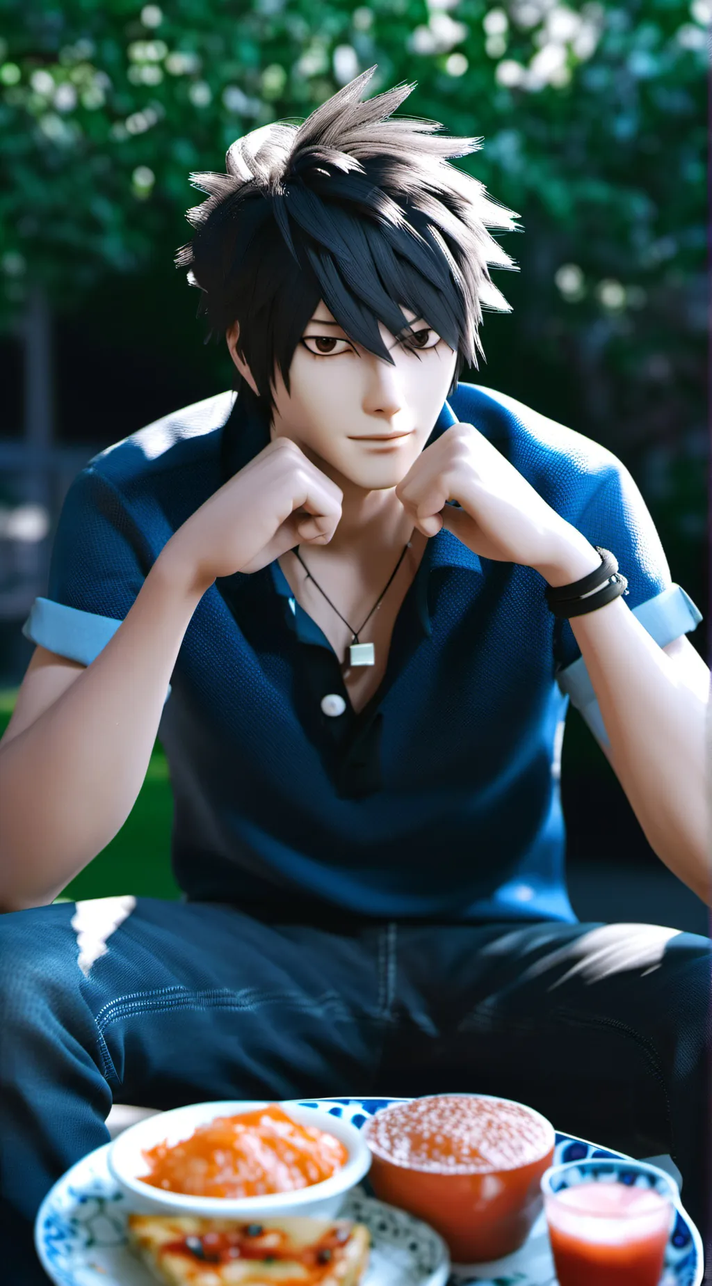 ai character: dante   background