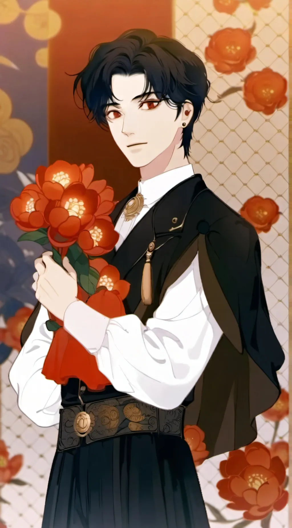 ai character: 🌹LOV🌹 background