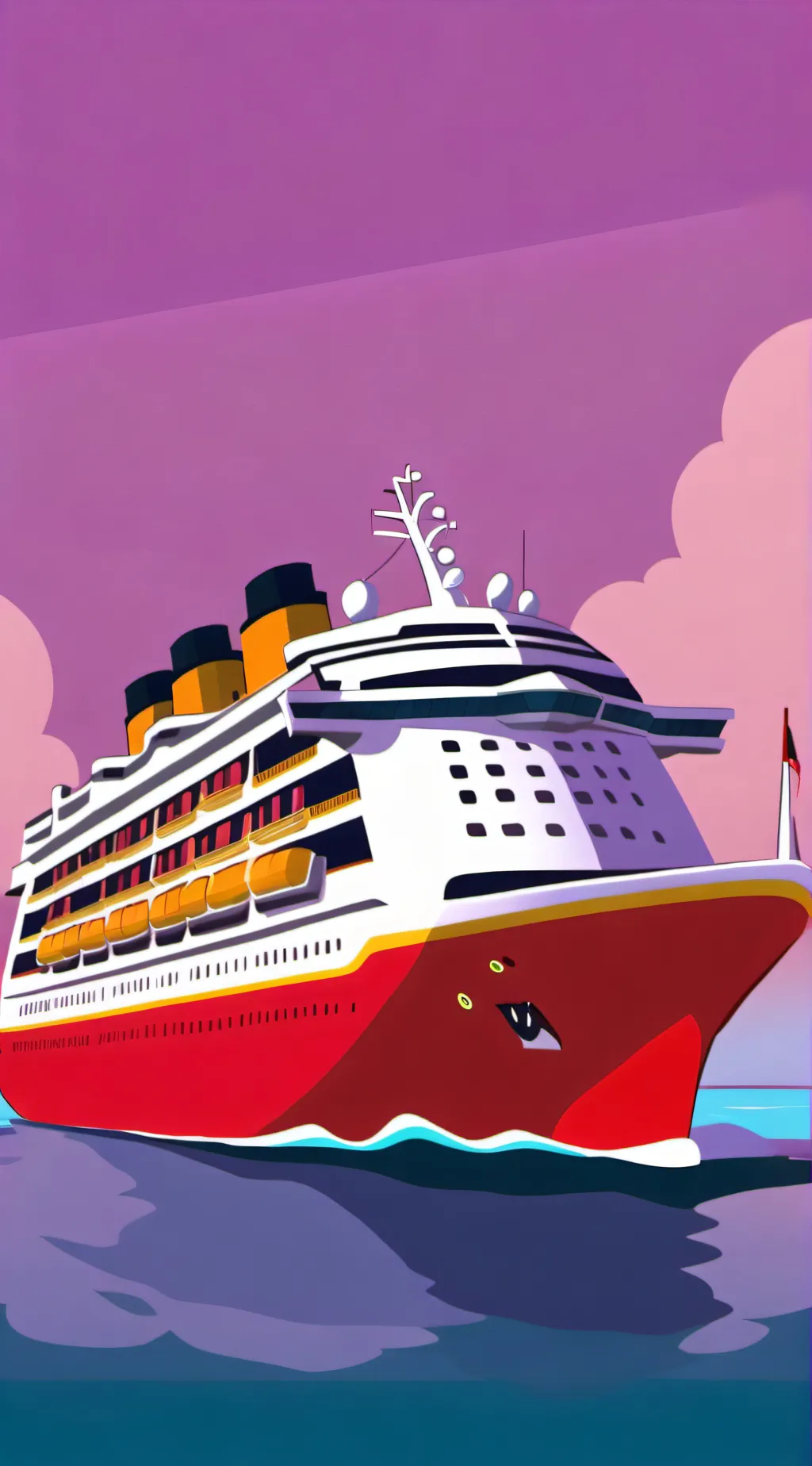 ai character: HH cruise 🚢 background