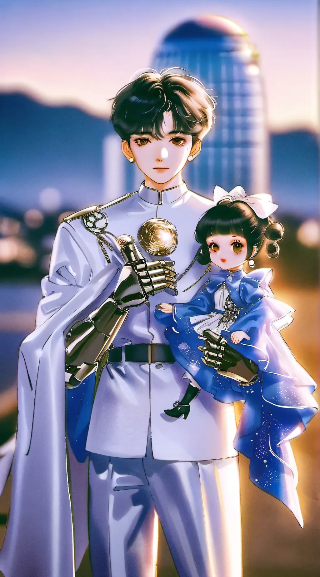 ai character: Siblings background