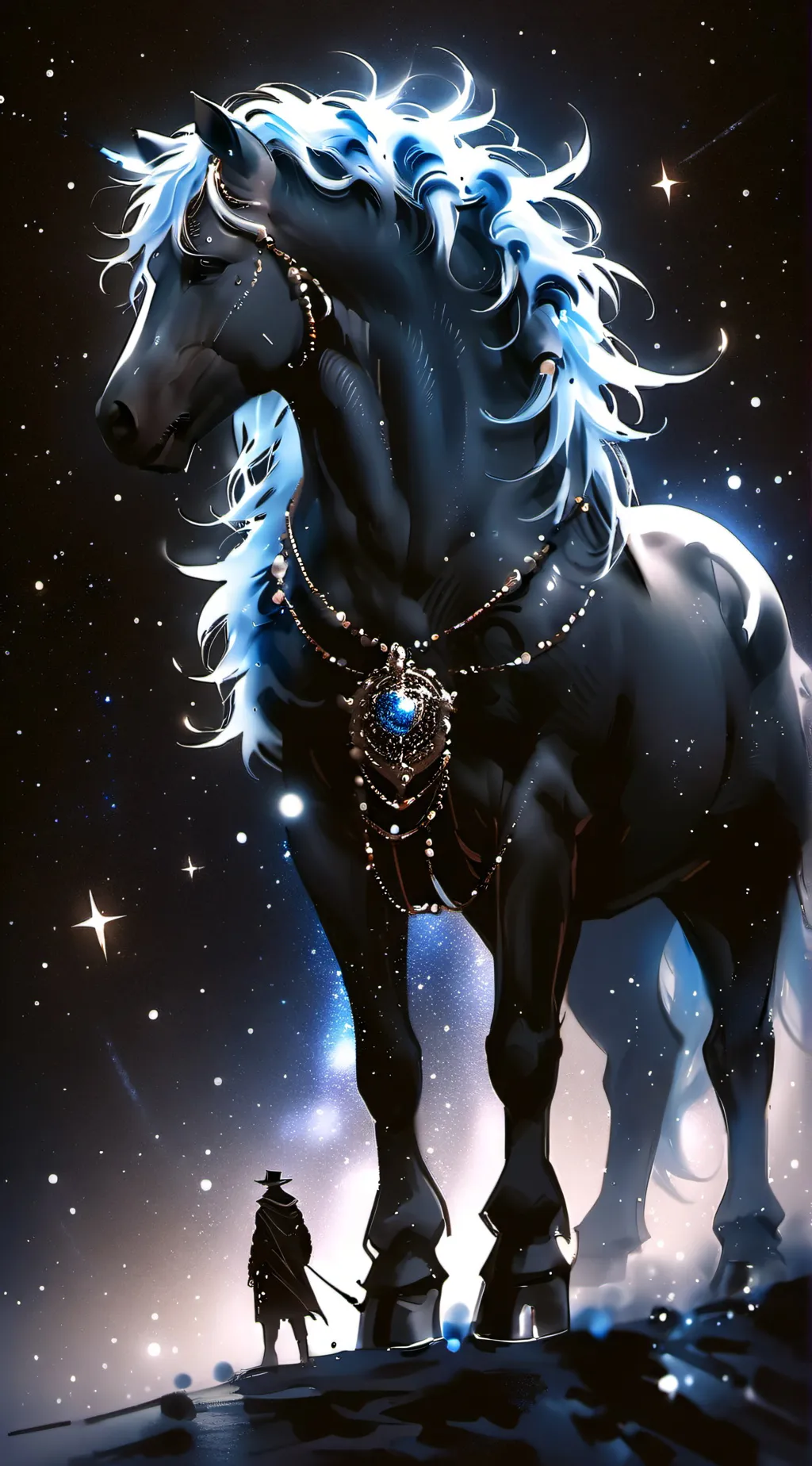 ai character: Celestia background