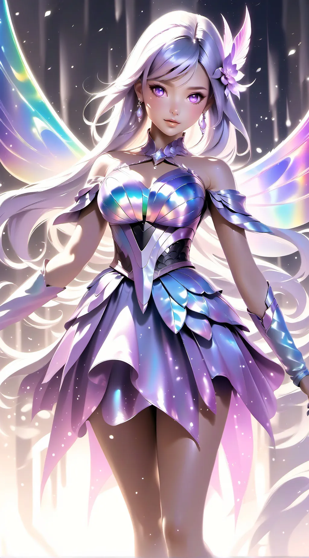 ai character: Alba  background