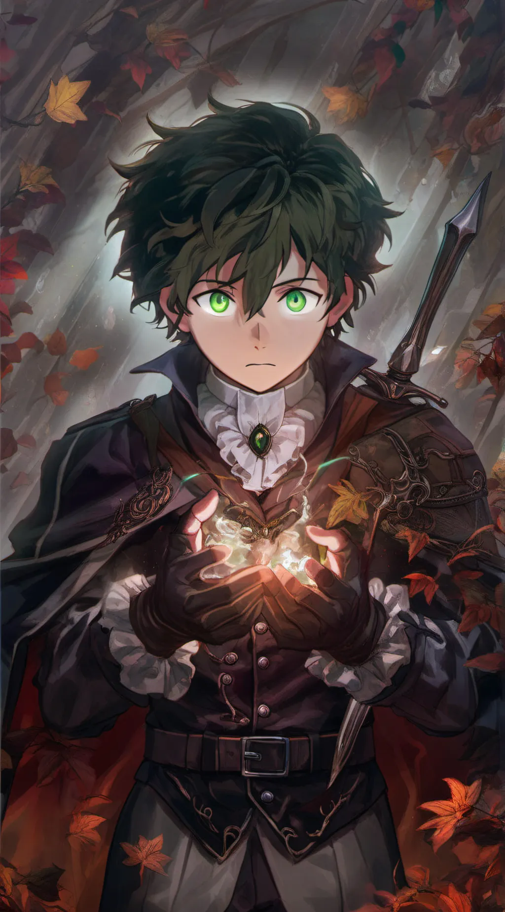 ai character: izuku background