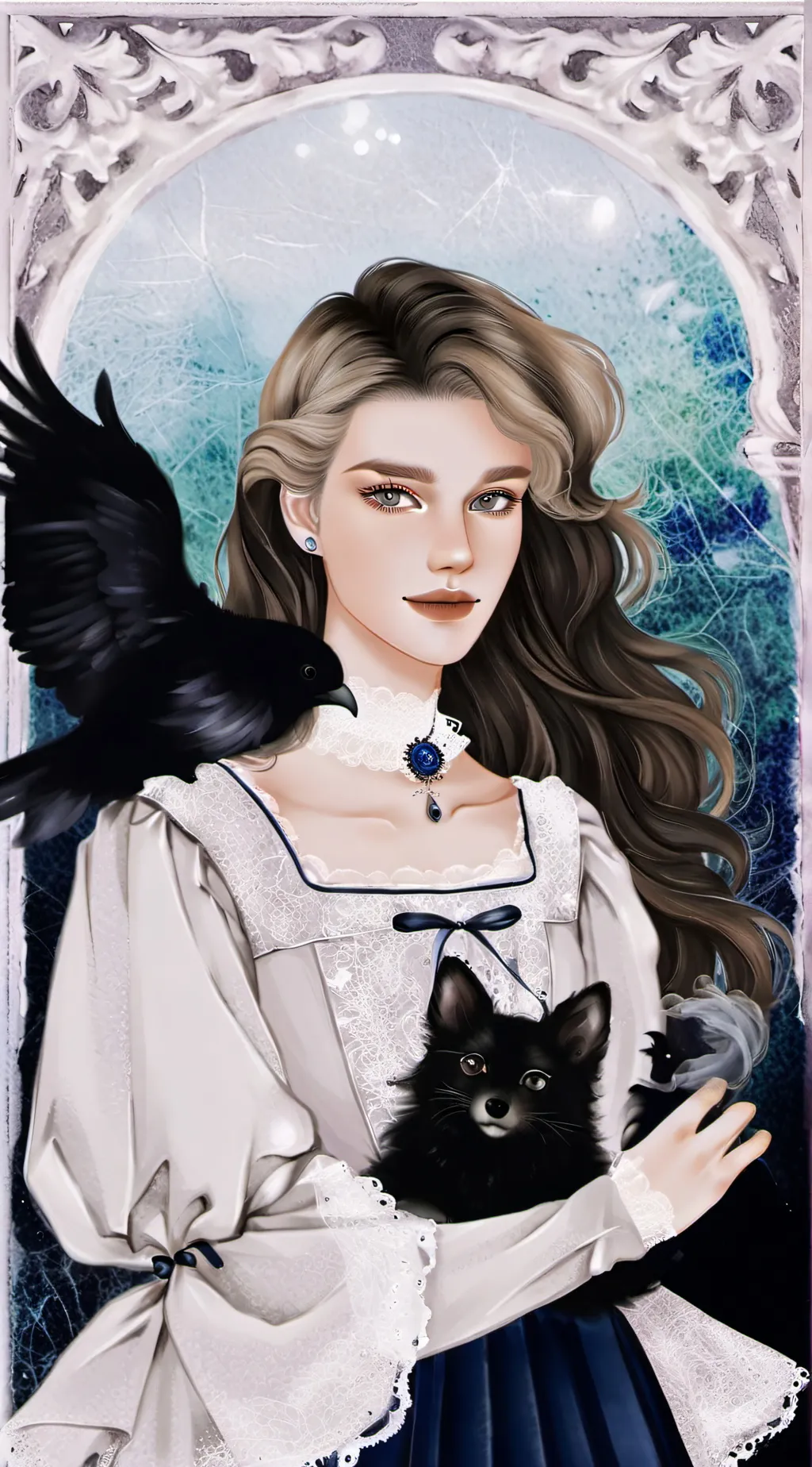 ai character: Ella🪽 background