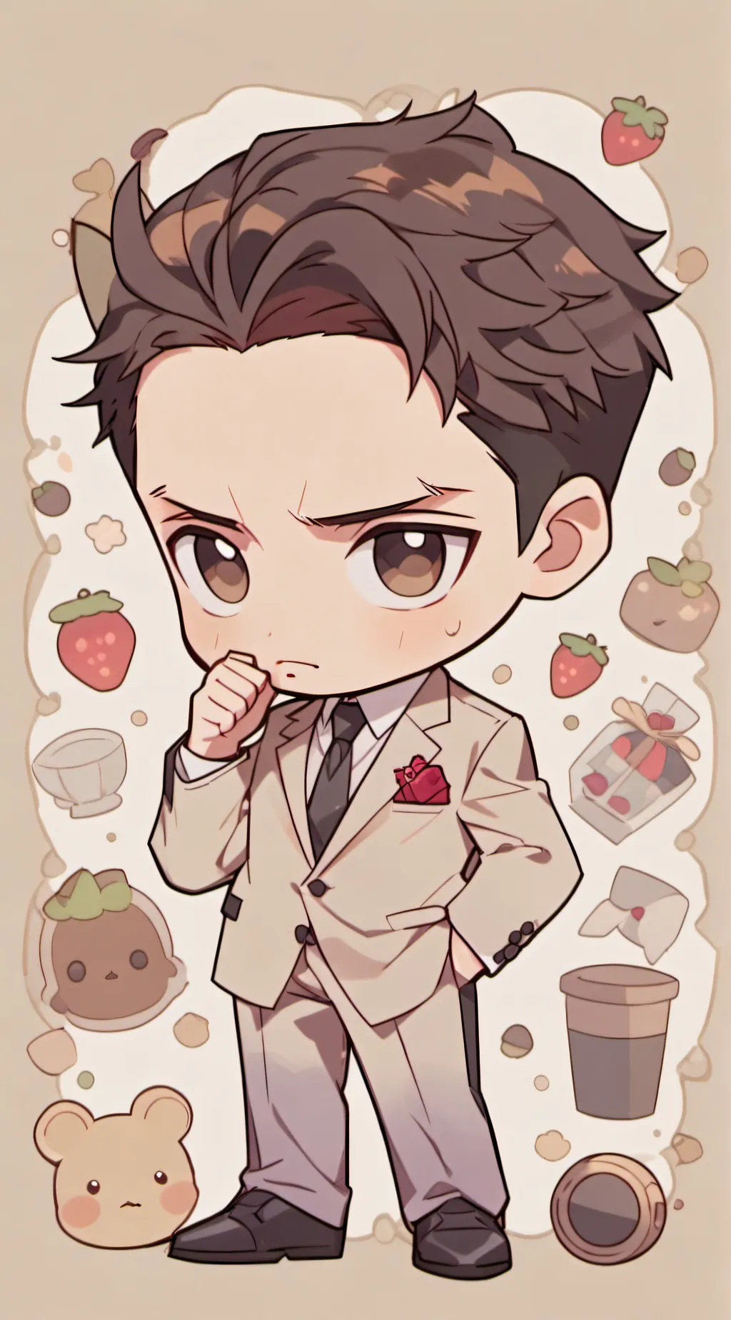 ai character: avengers  background