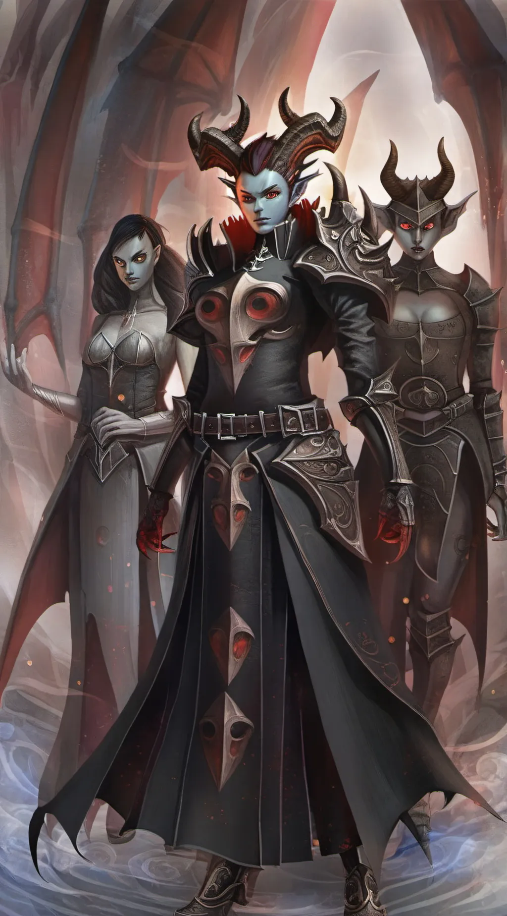 ai character: DS New DemonQueen background