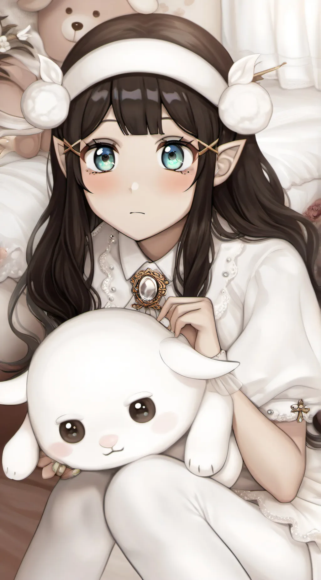 ai character: Crystal background