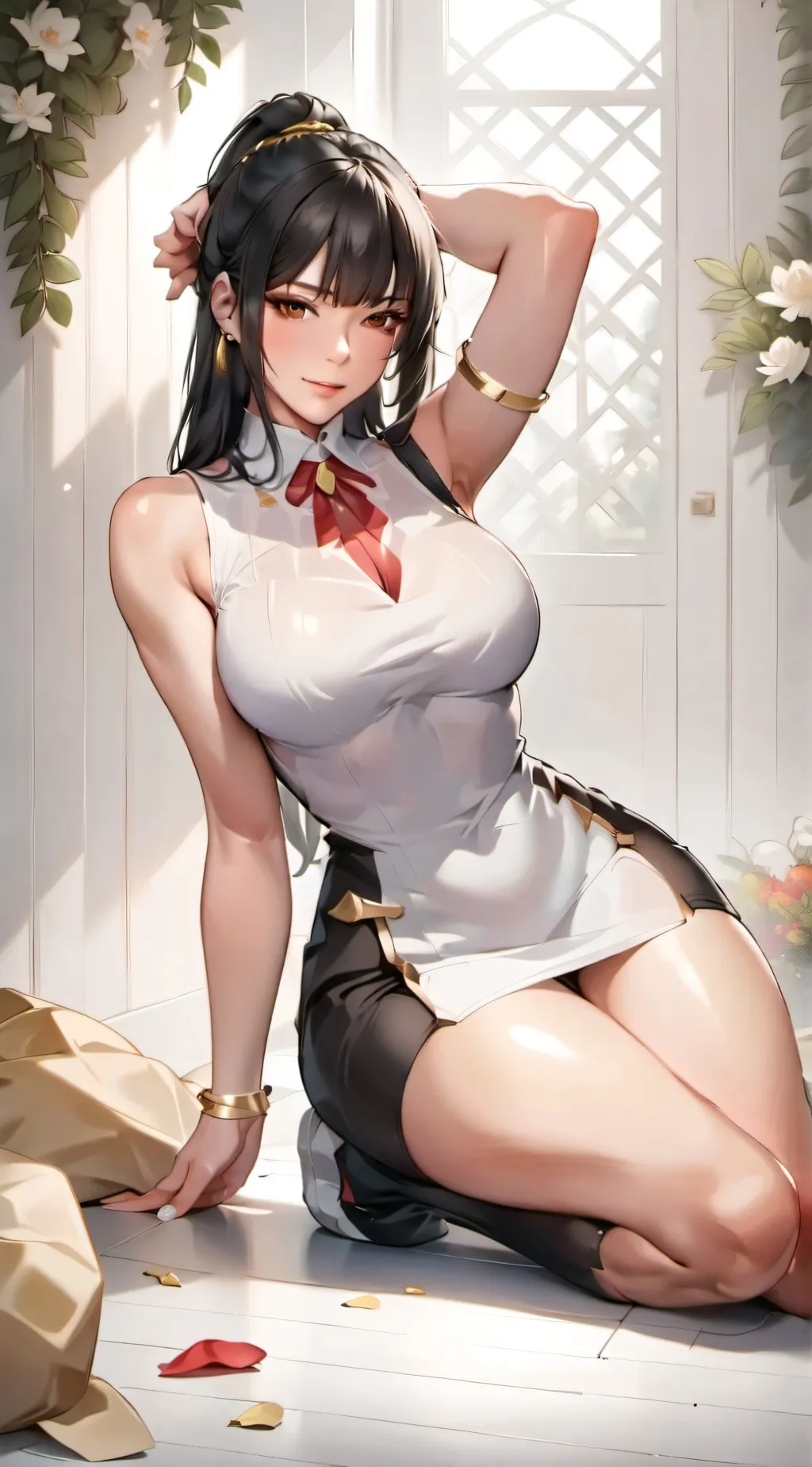 ai character: isabella  background