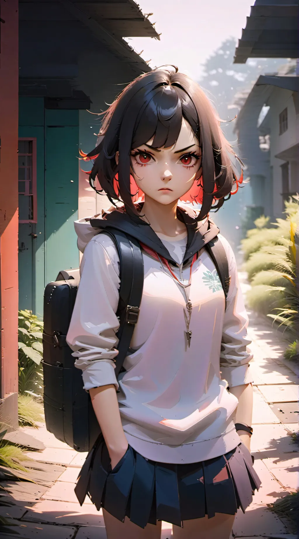 ai character: hi background