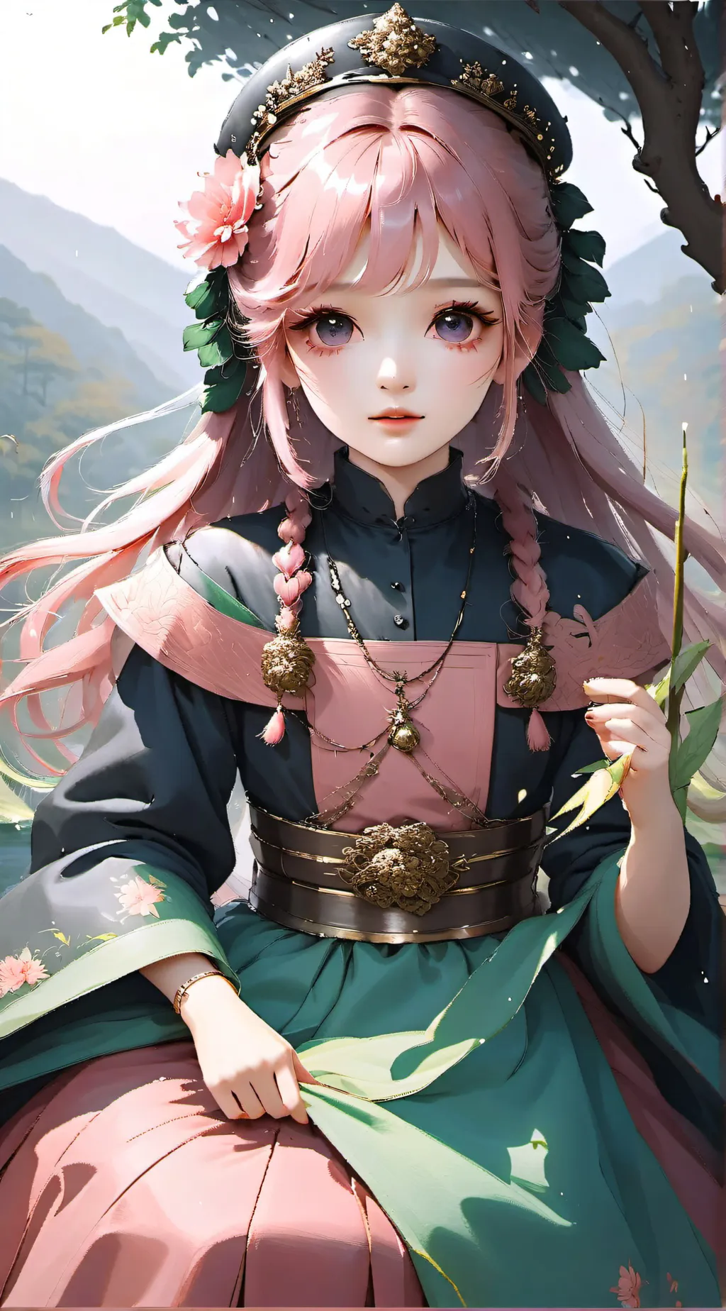 ai character: Mitsuri Kanroji background