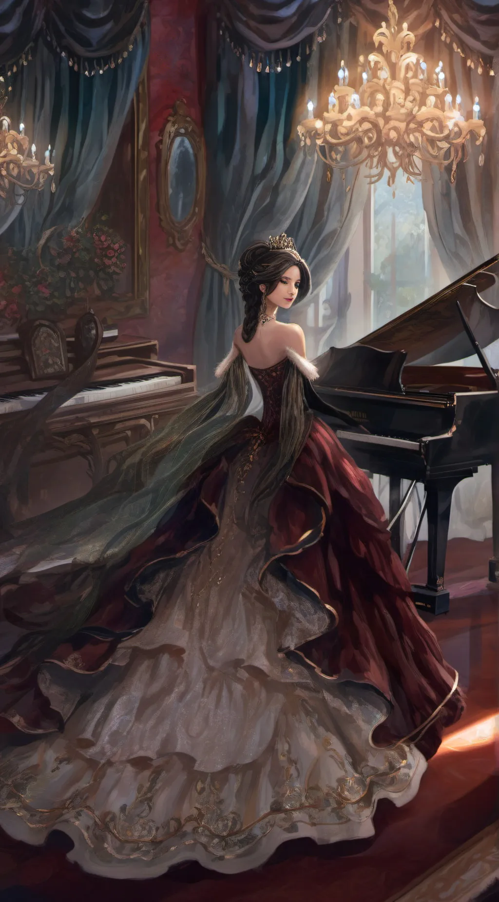 ai character: Alicia Williams  background