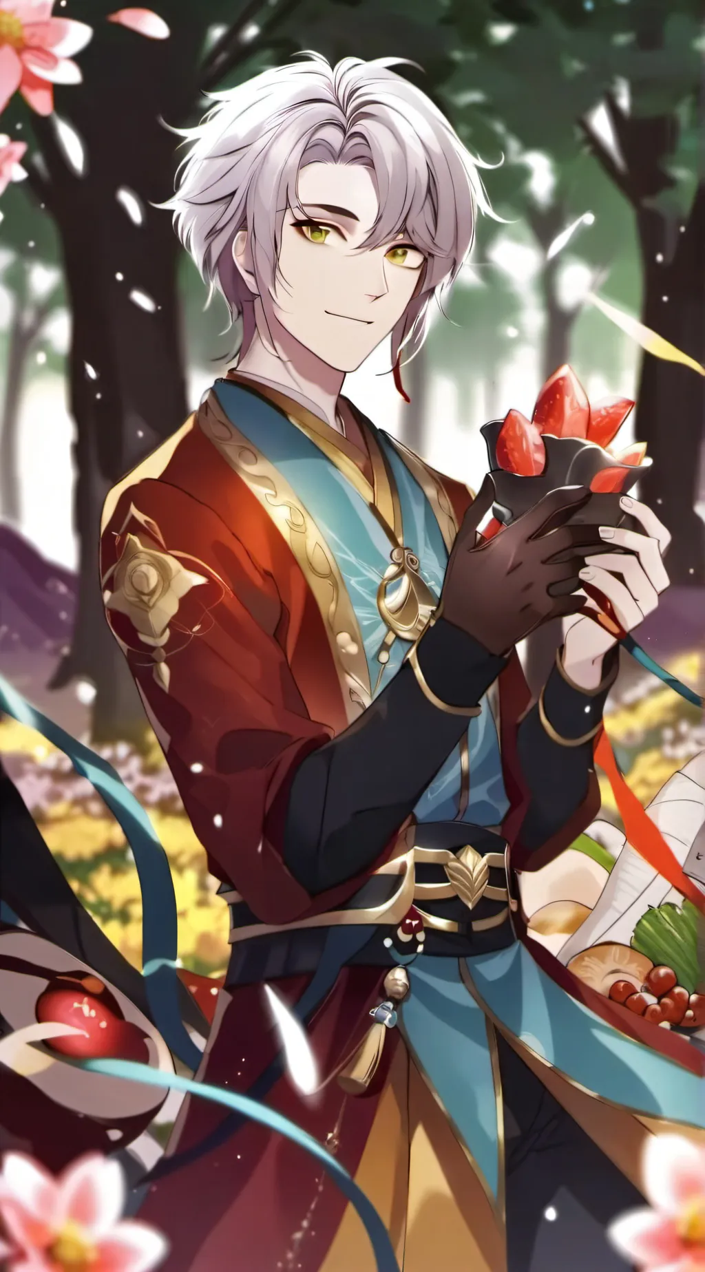 ai character: 💙Ash💙 background