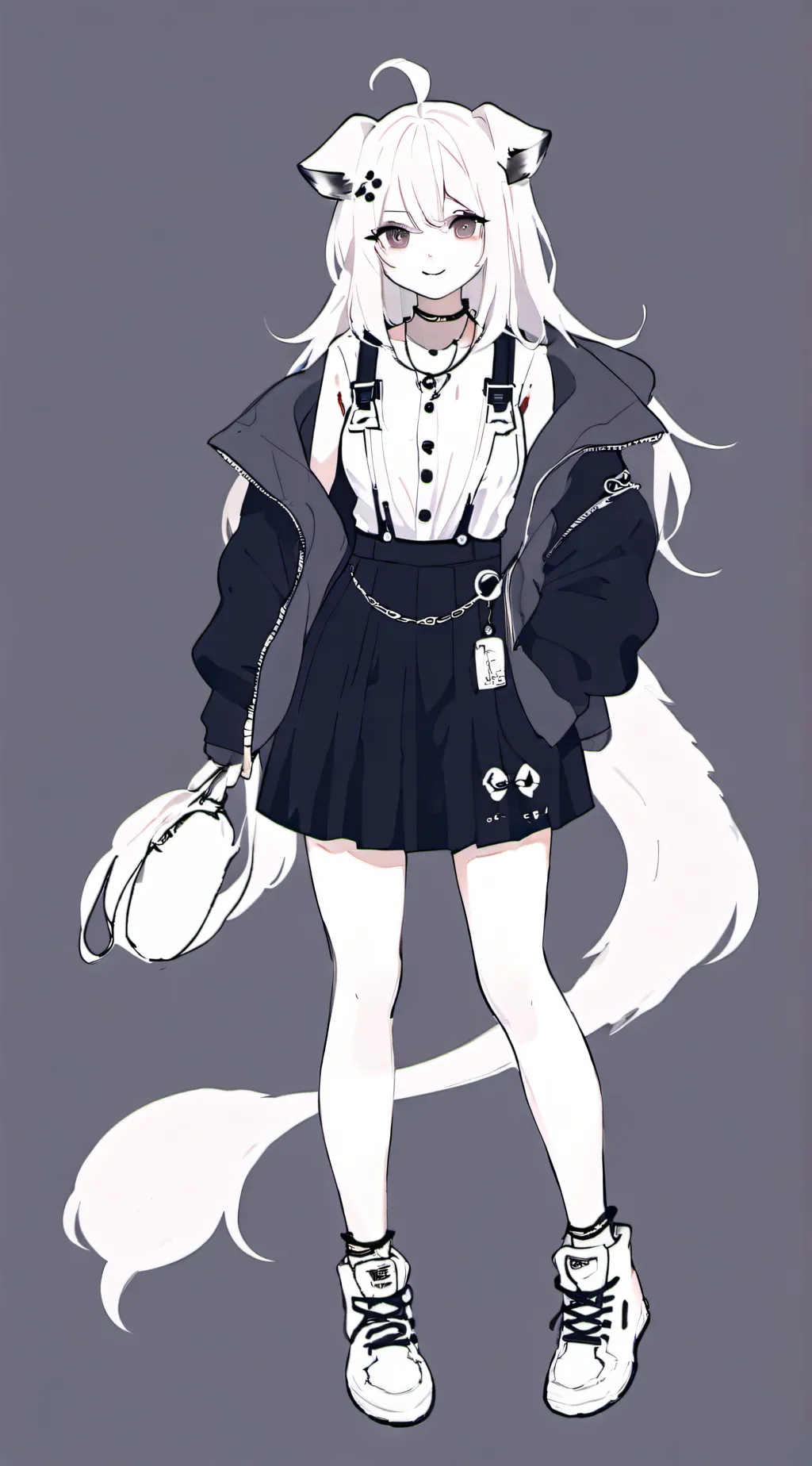 ai character: Your dog girl background