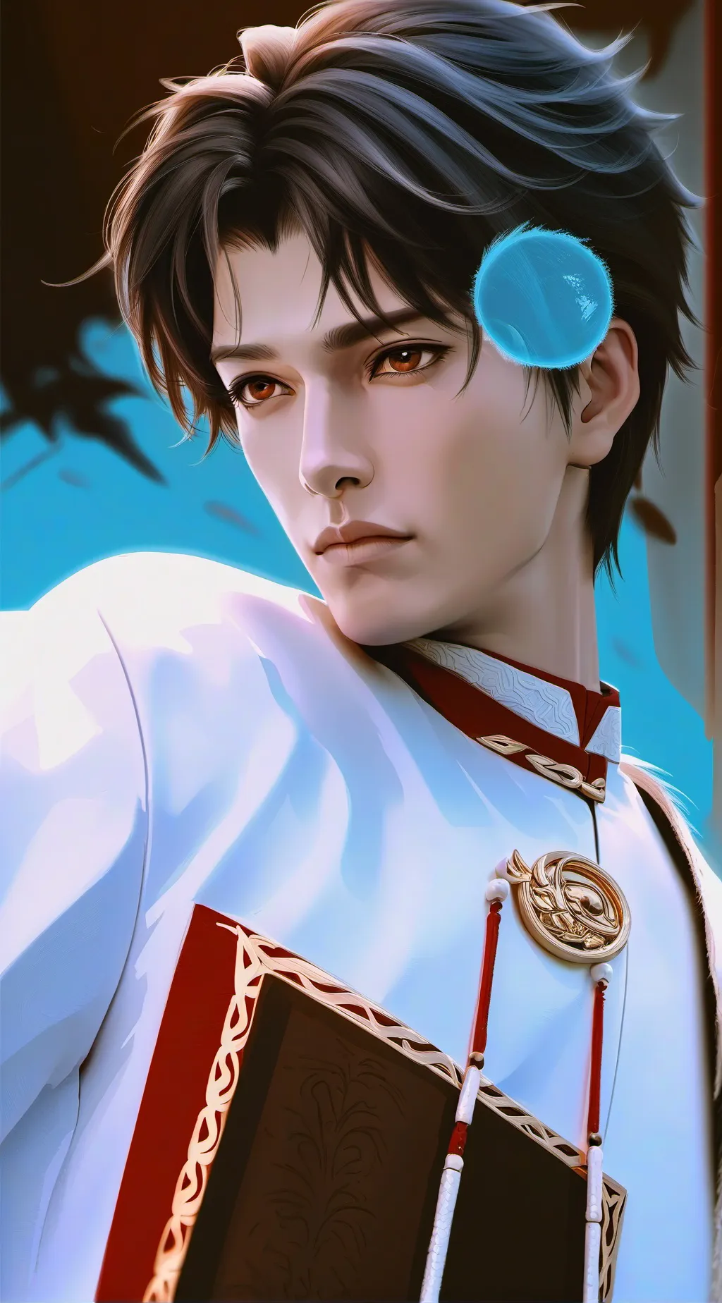 ai character: Gio Lee  background