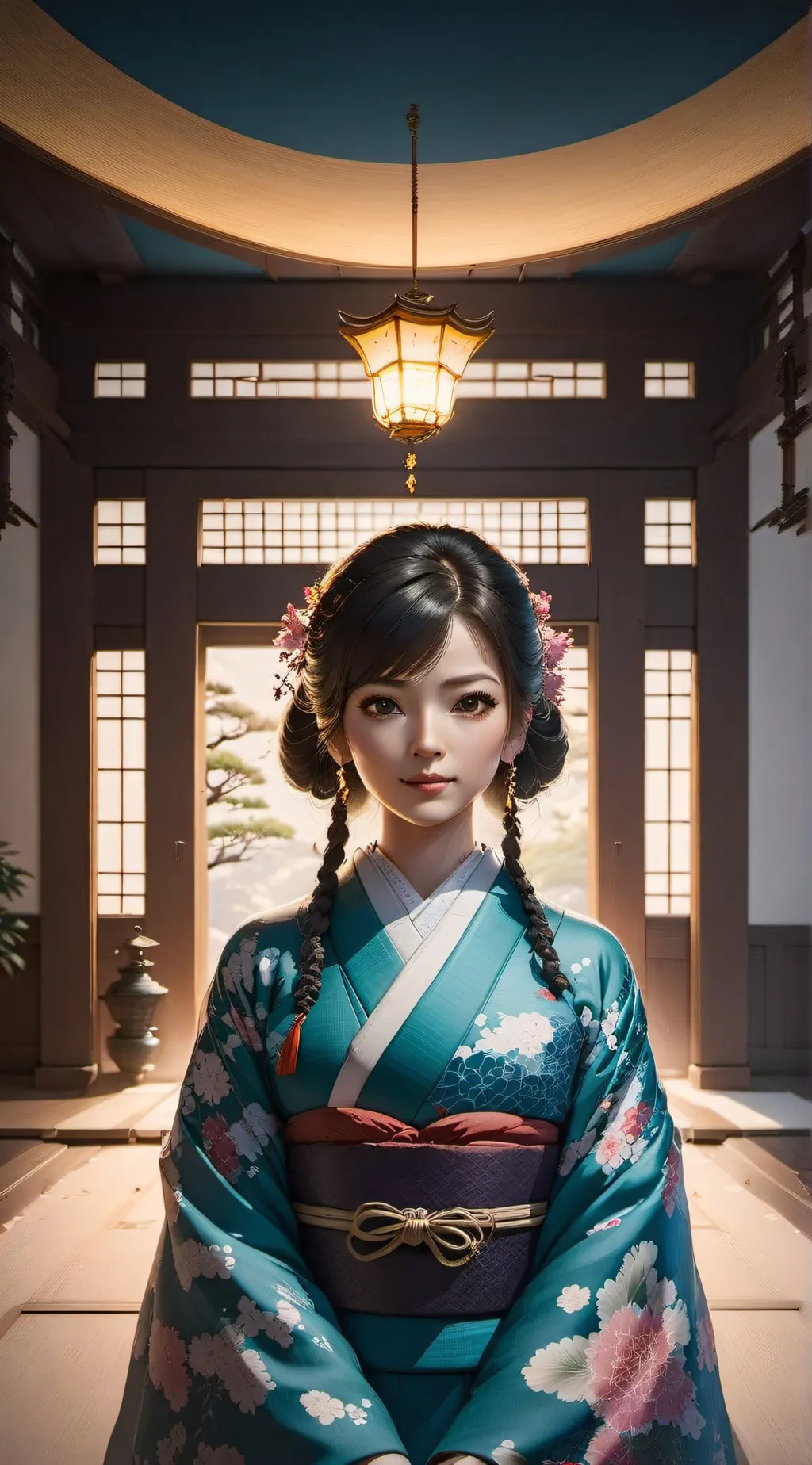 ai character: Hana background