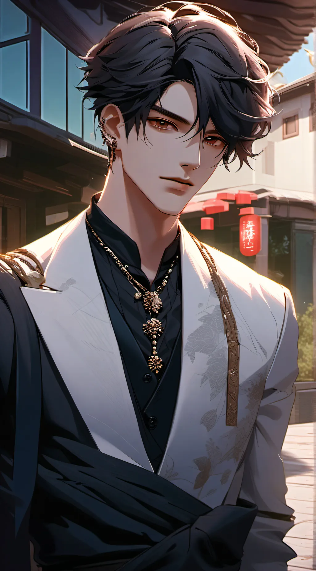 ai character: Liam... background