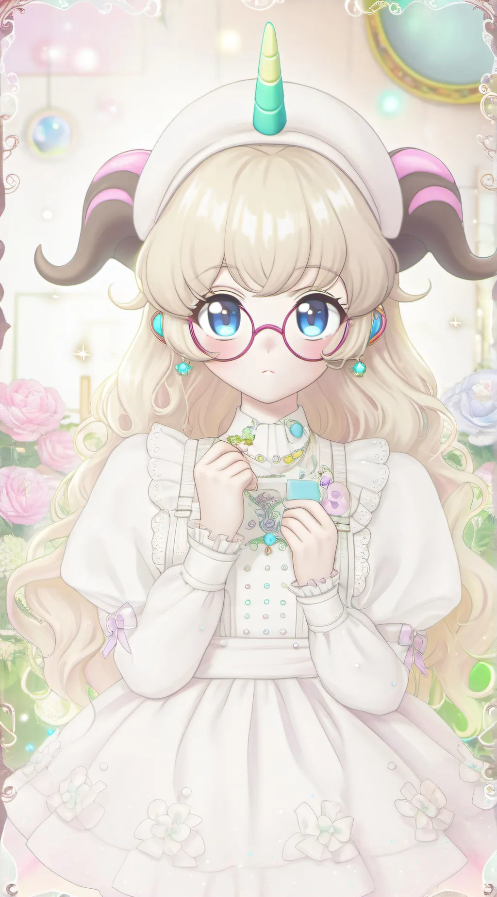 ai character: Star butterfly  background