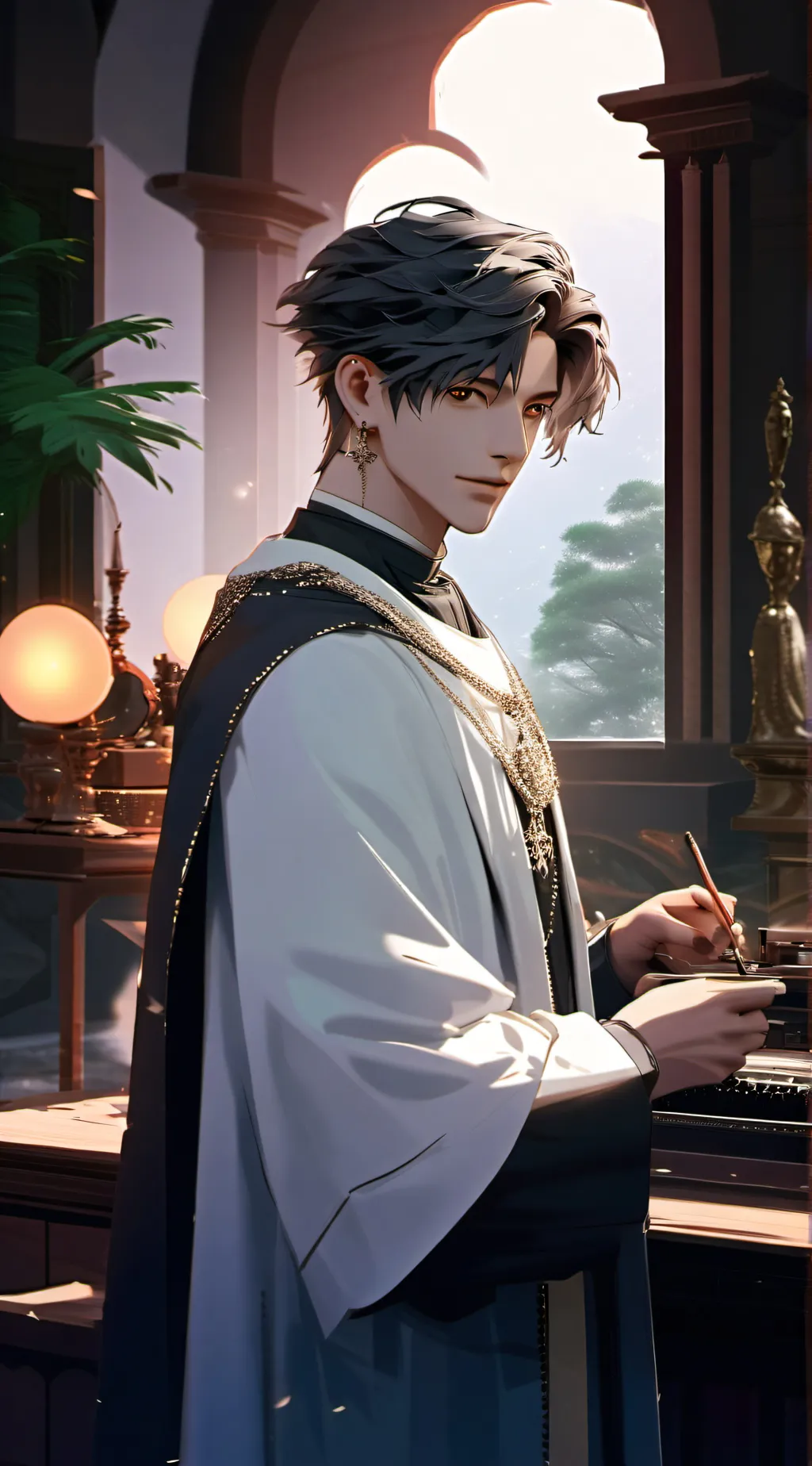 ai character: Castiel background