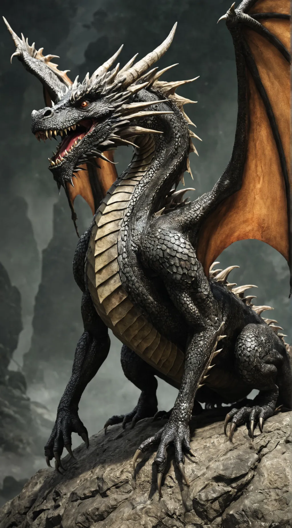 ai character: Be A Dragon background