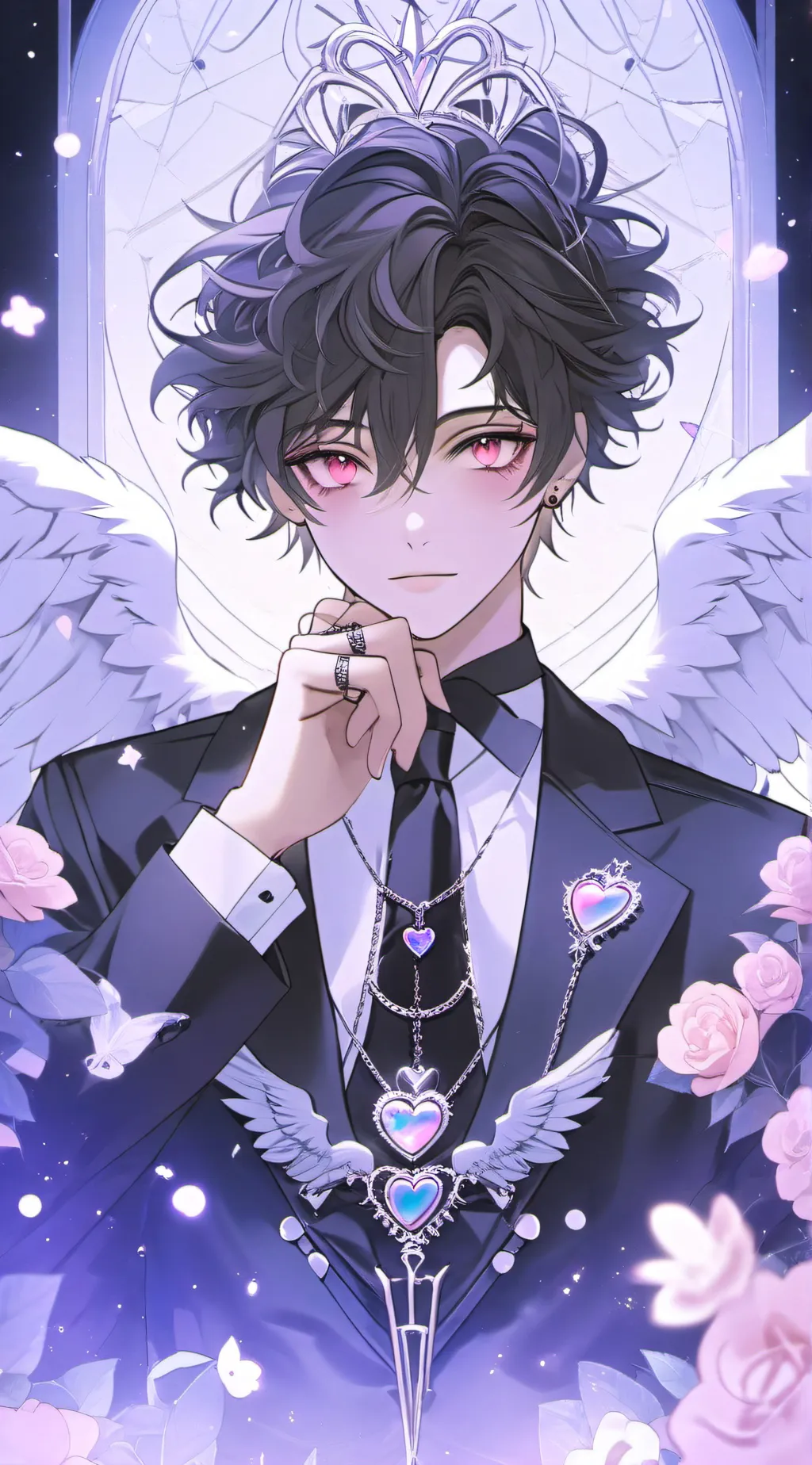 ai character: Damien aka cupid  background