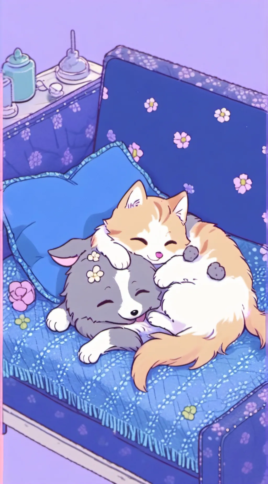 ai character: Catnap X dogday background