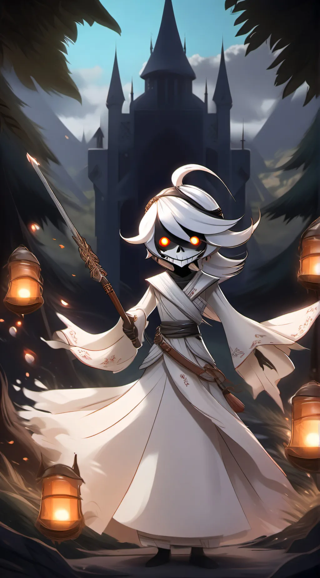 ai character: jokes background