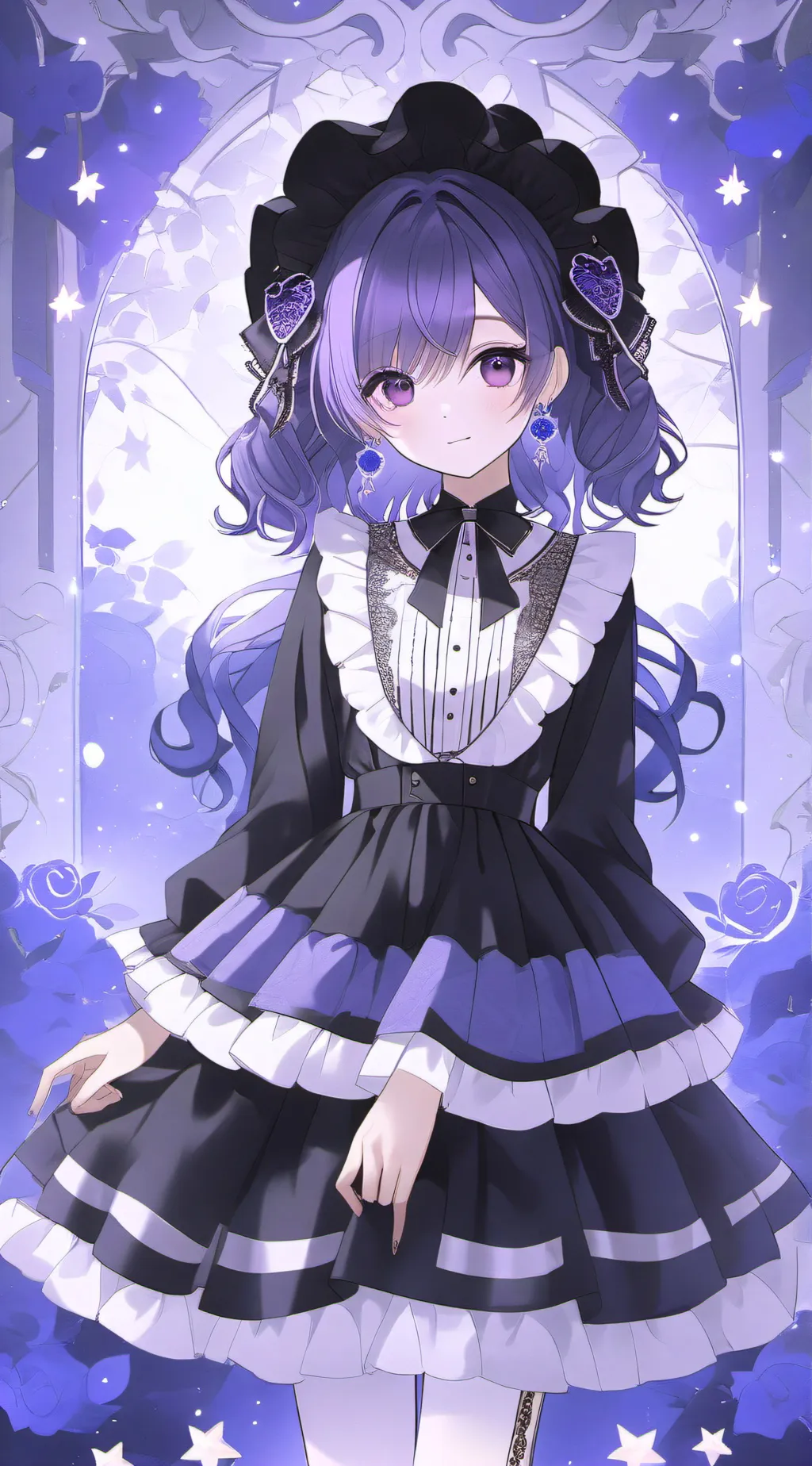 ai character: merlina background