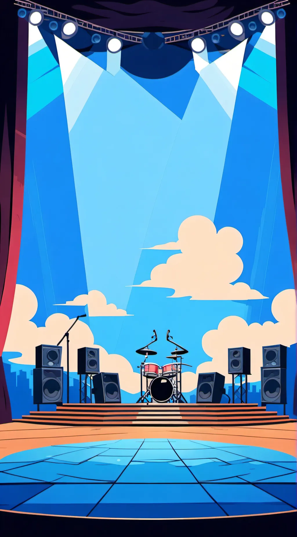 ai character: MHA RAP BATTLEEEEE background