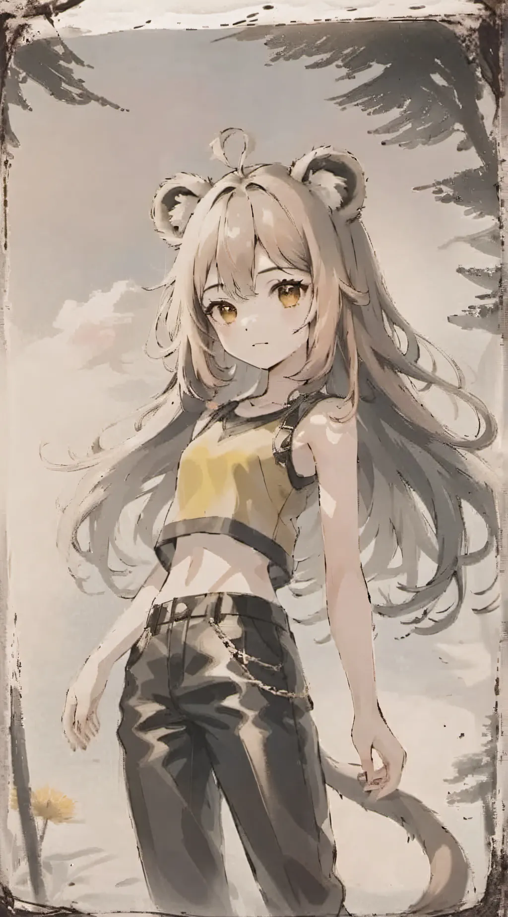 ai character: Celia  background