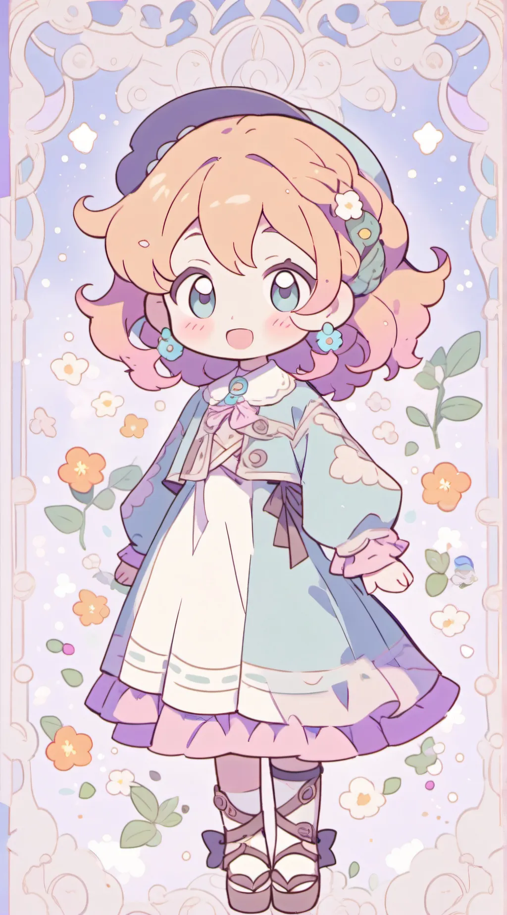 ai character: Aot x Helen Keller background