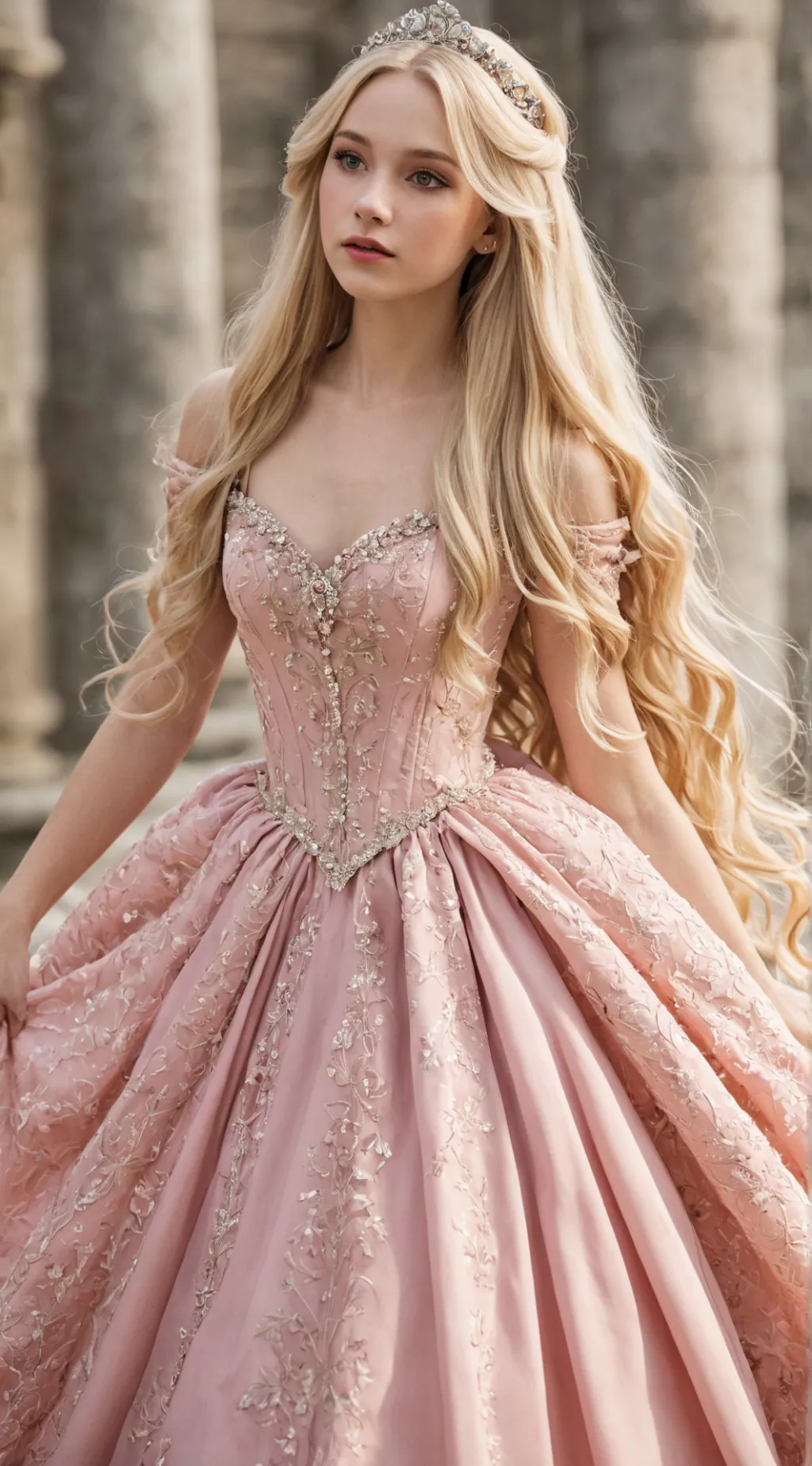 ai character: Princess swap background