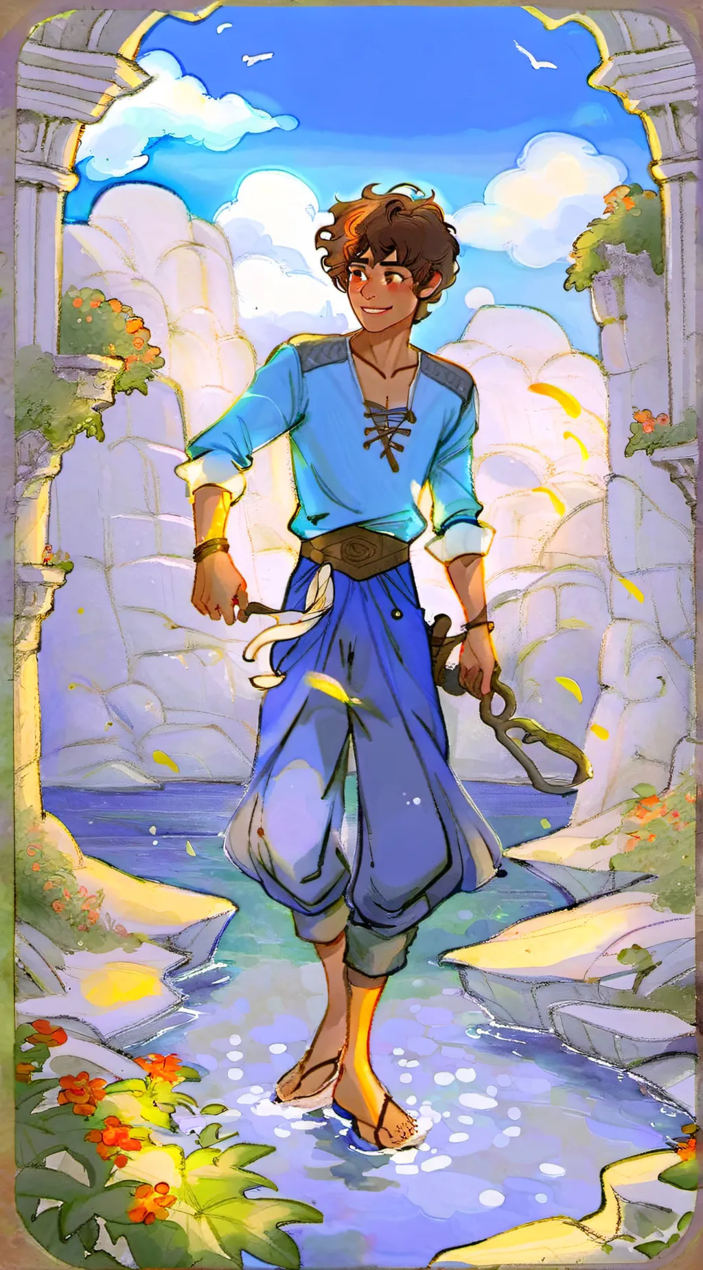 ai character: Leo Valdez background