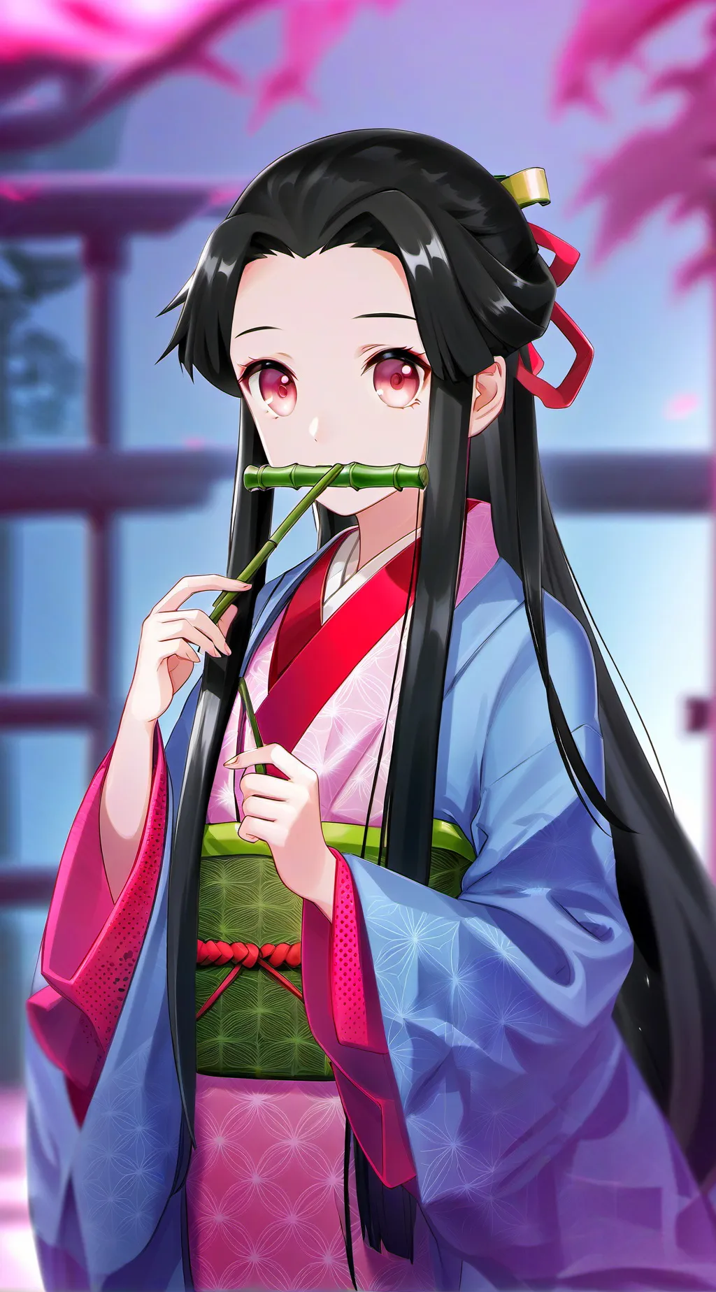 ai character: mitsurino  babysit background