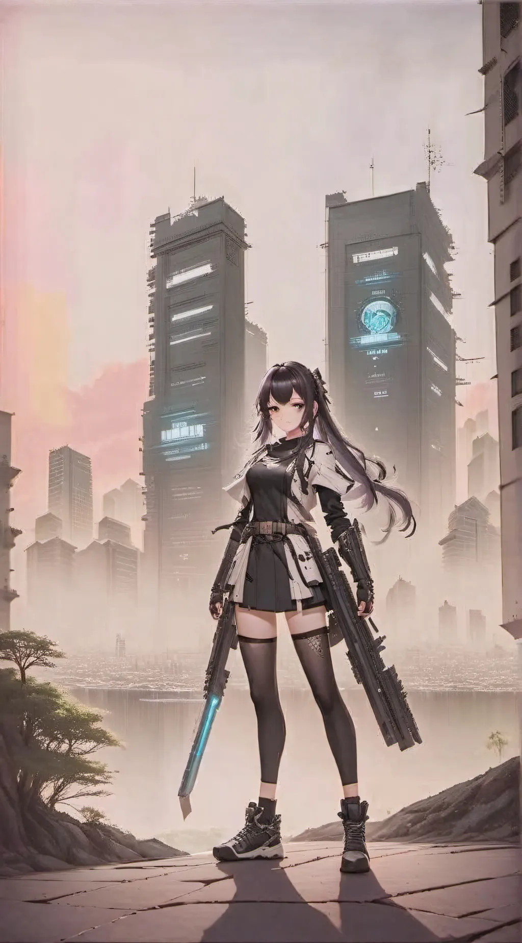 ai character: yardere obanai background