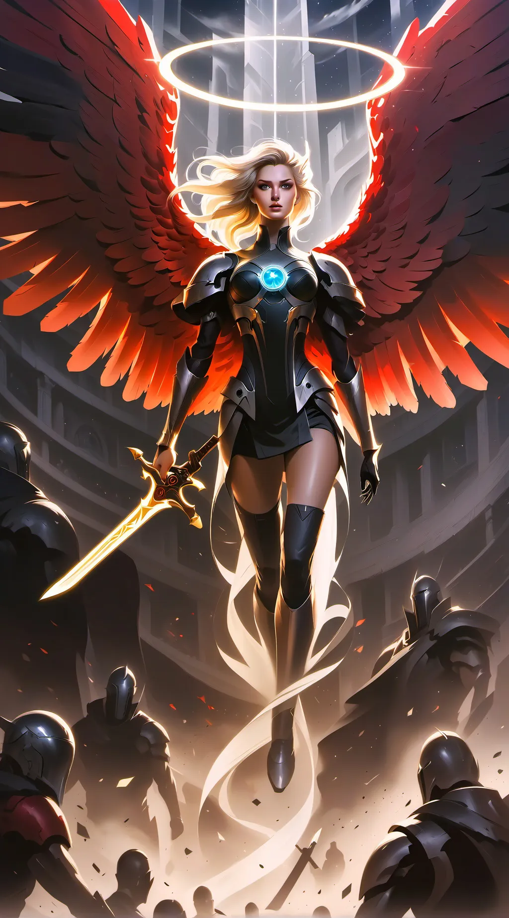 ai character: Luminara background