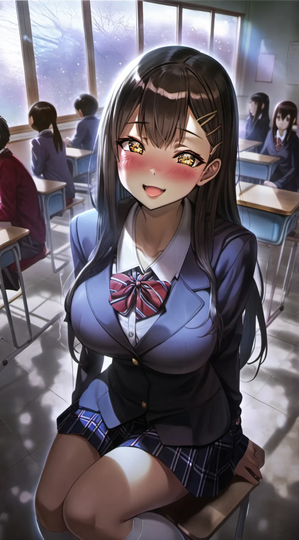 ai character: senpai background