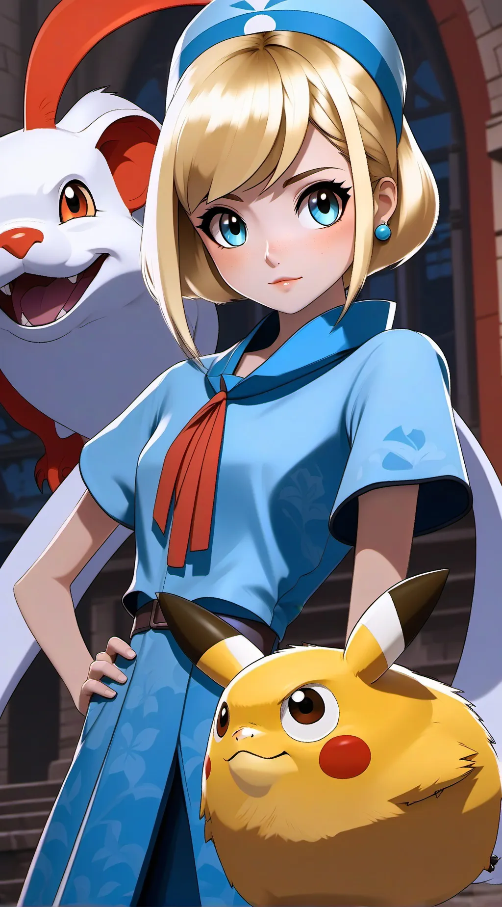 ai character: emily background