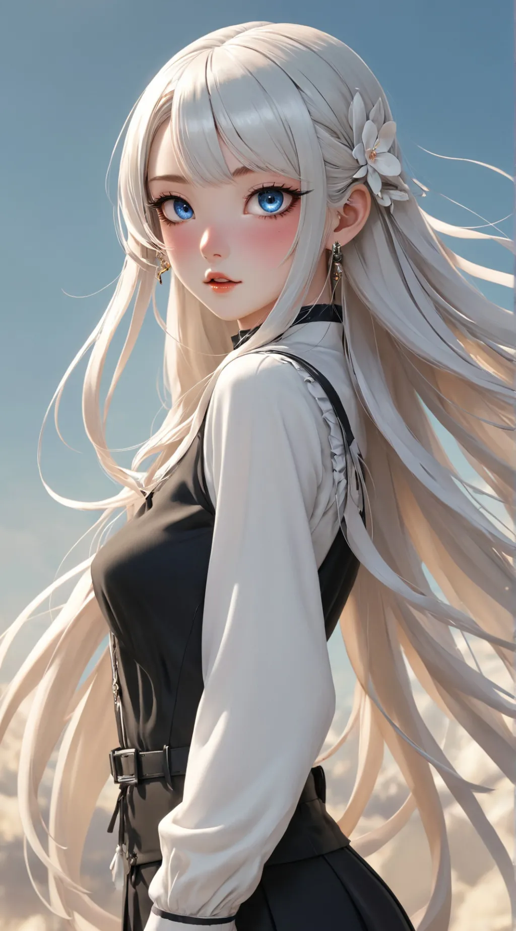 ai character: hyuna  background