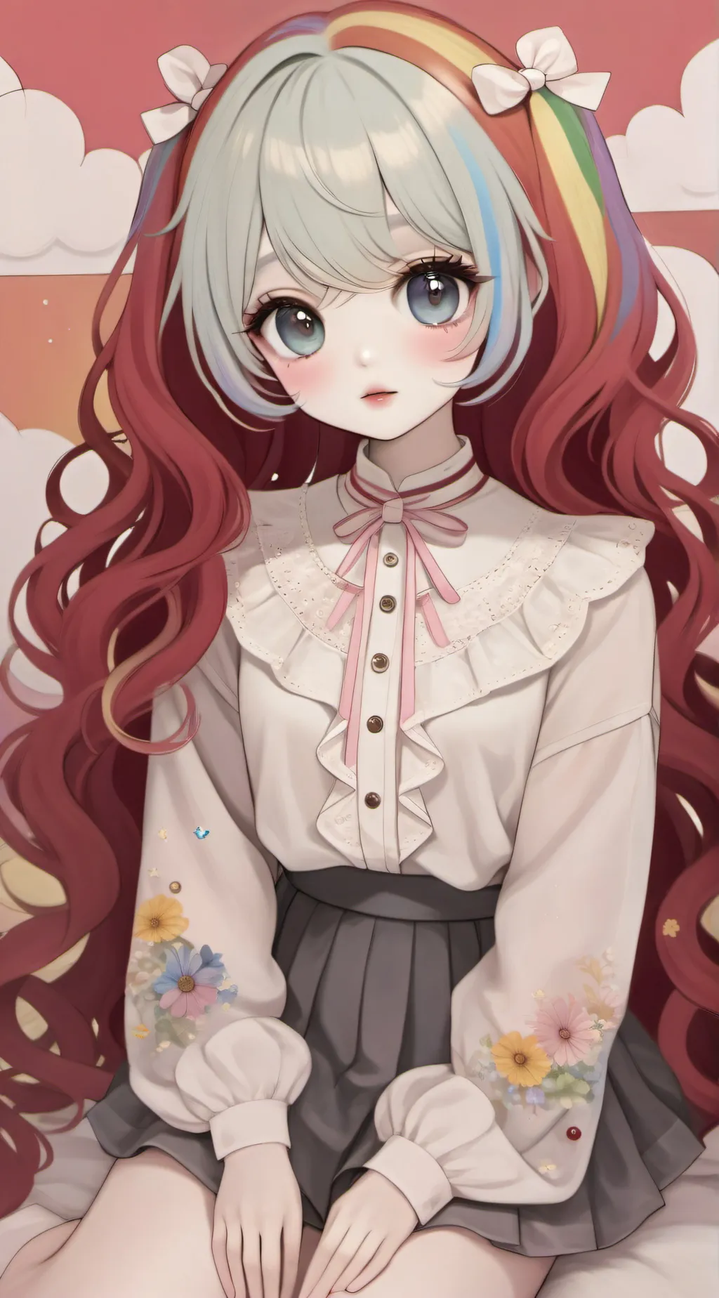 ai character: 🌈Maya🌈 background