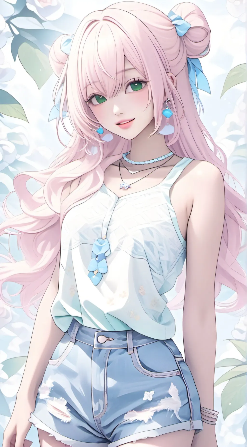 ai character: Candy background