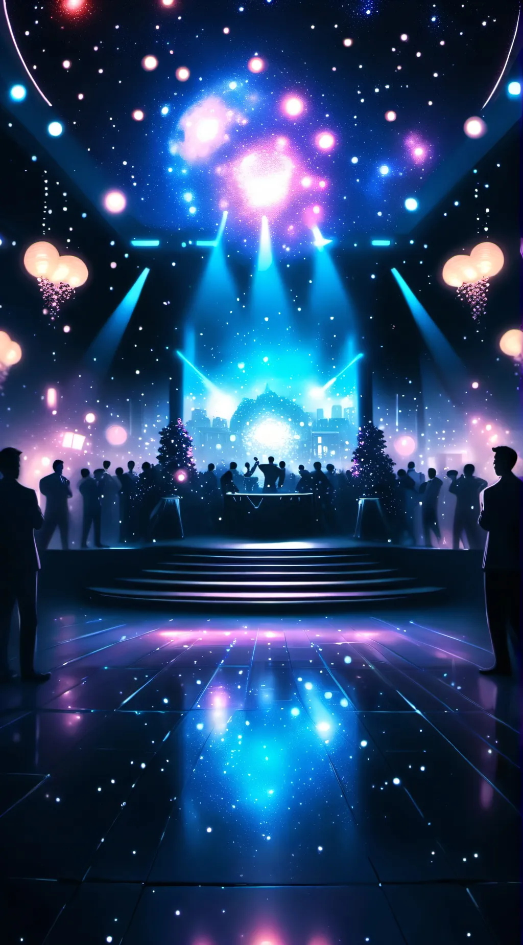 ai character: MHA prom background