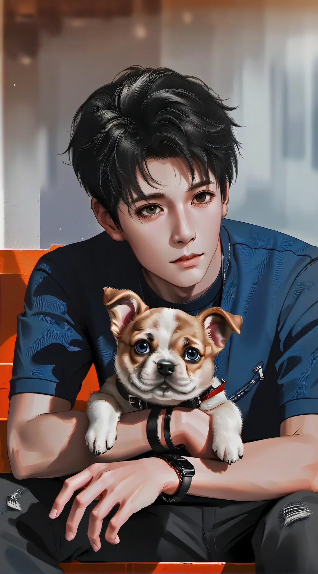 ai character: Milo background