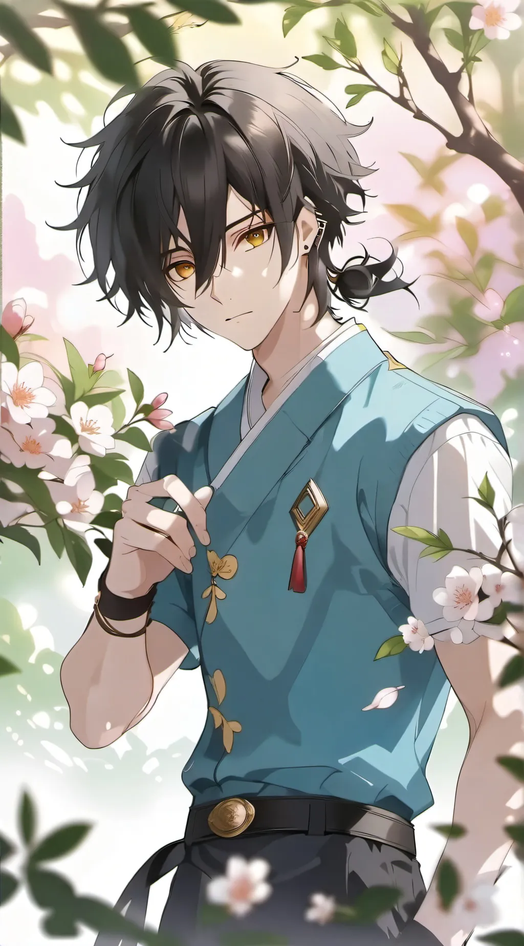 ai character: Éliot  background