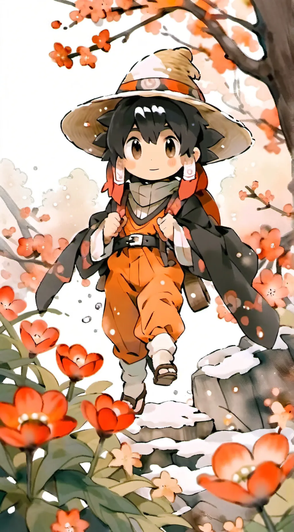 ai character: Aaron from aphmau  background