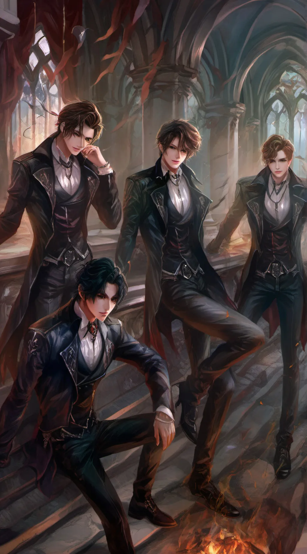 ai character: high school  background