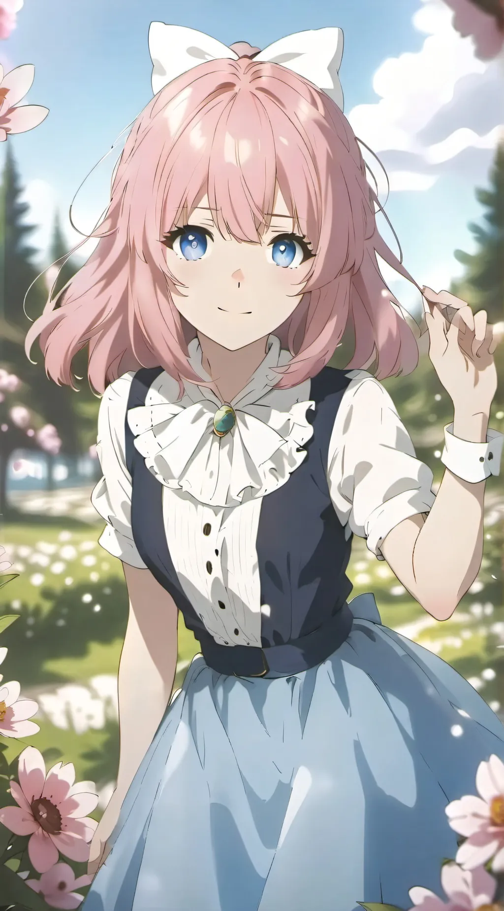 ai character: Abby  background