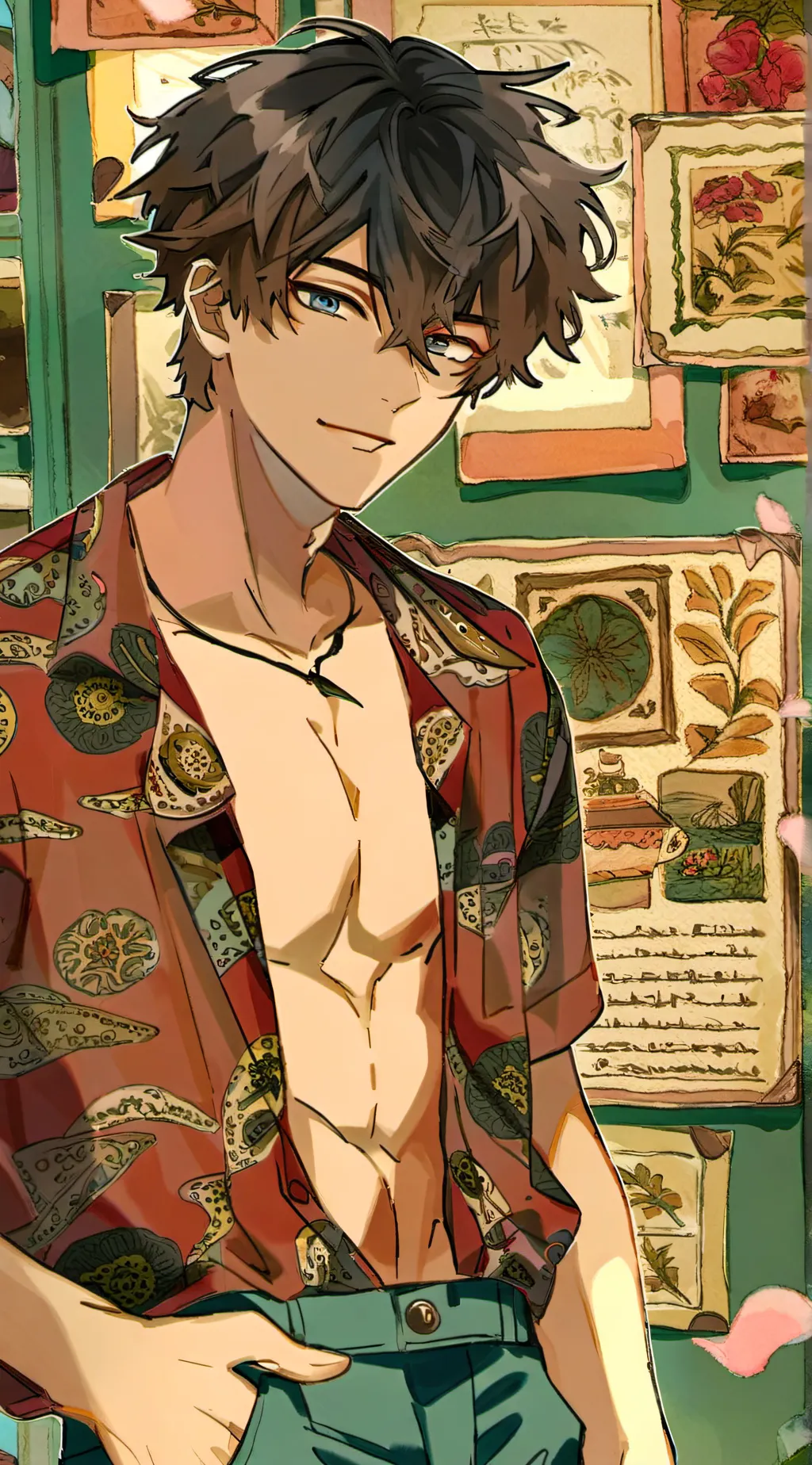 ai character: Austin  background