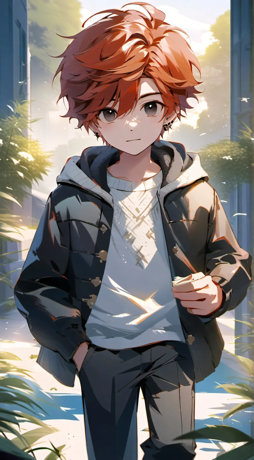 ai character: Luckily  background